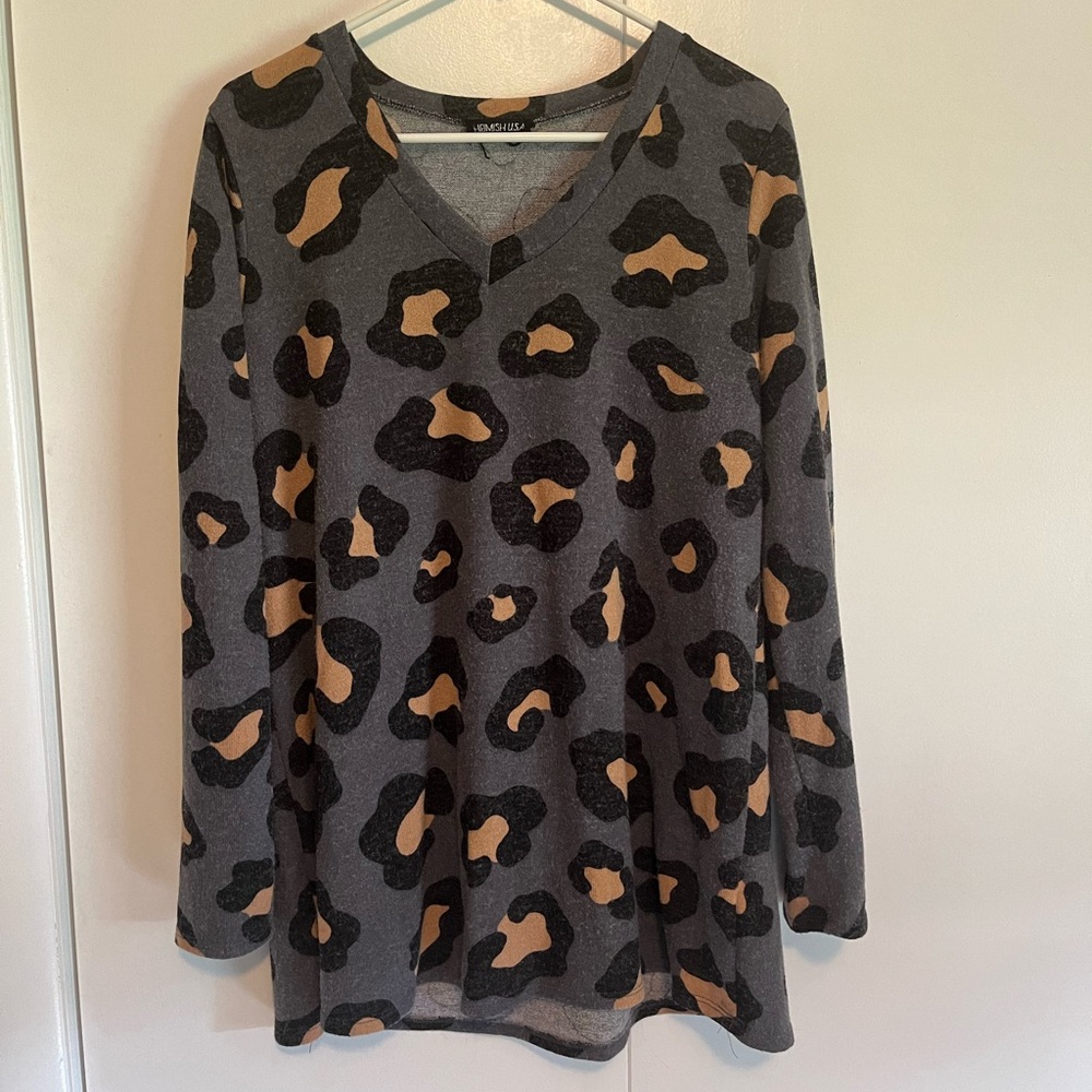 Animal Print Sweater